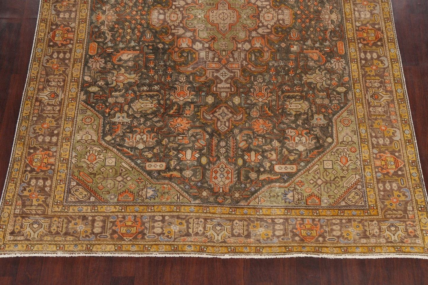 Geometric Tabriz Persian Area Rug 8x11