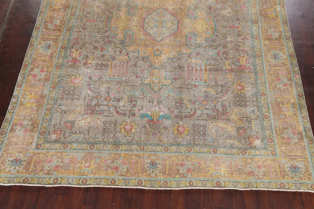 Geometric Tabriz Persian Area Rug 10x13