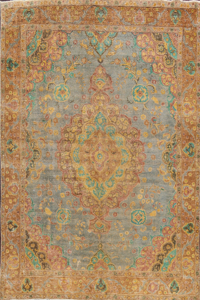 Floral Tabriz Persian Area Rug 10x12