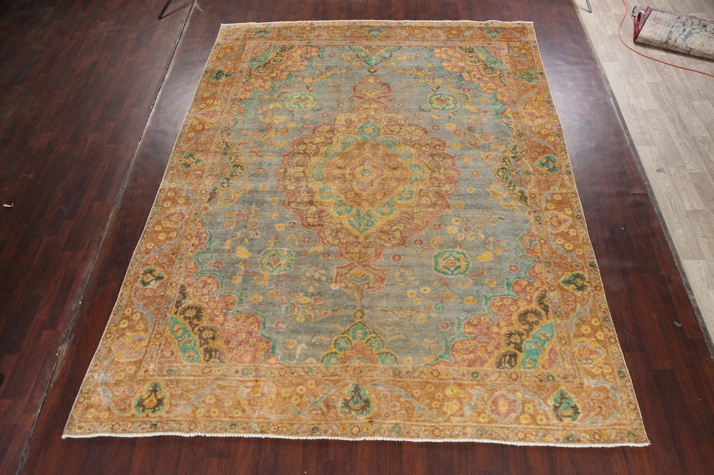 Floral Tabriz Persian Area Rug 10x12