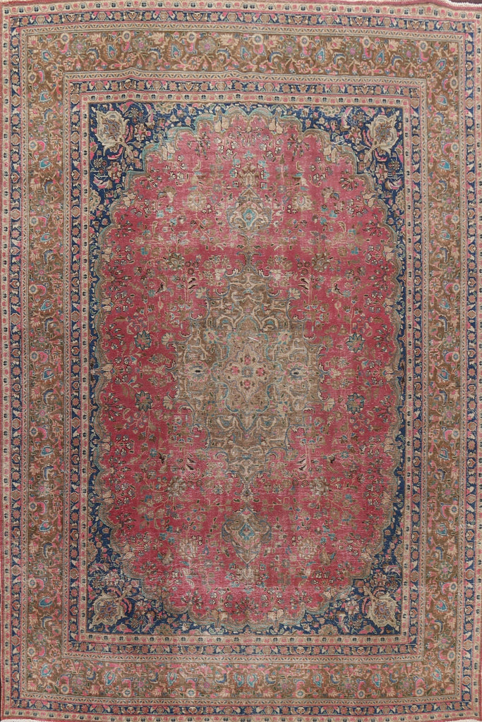 Floral Mashad Persian Area Rug 10x13