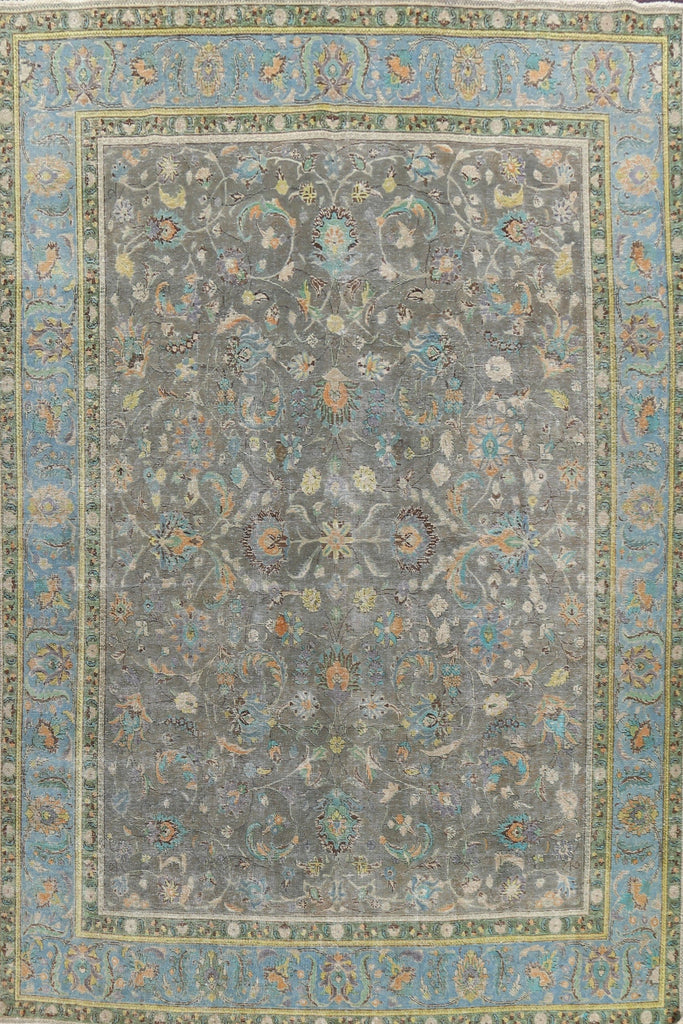 Floral Tabriz Persian Area Rug 10x12