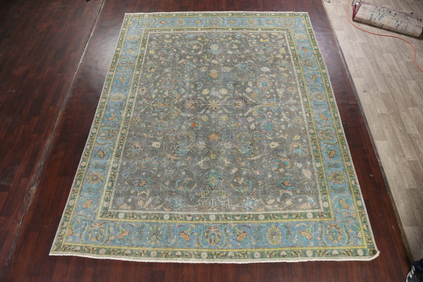 Floral Tabriz Persian Area Rug 10x12