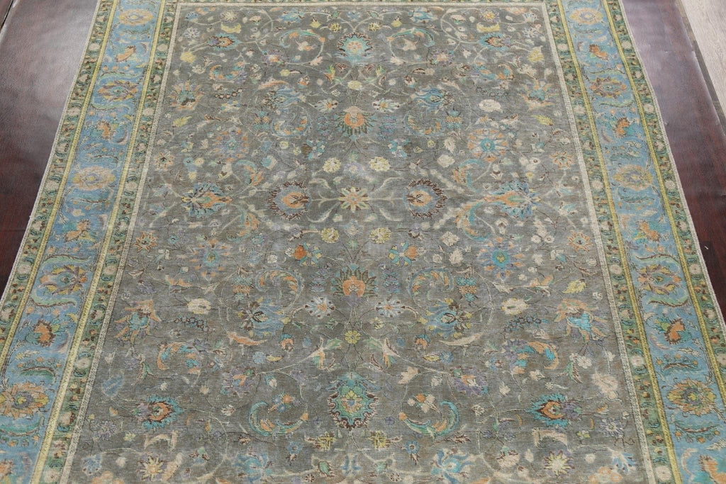 Floral Tabriz Persian Area Rug 10x12