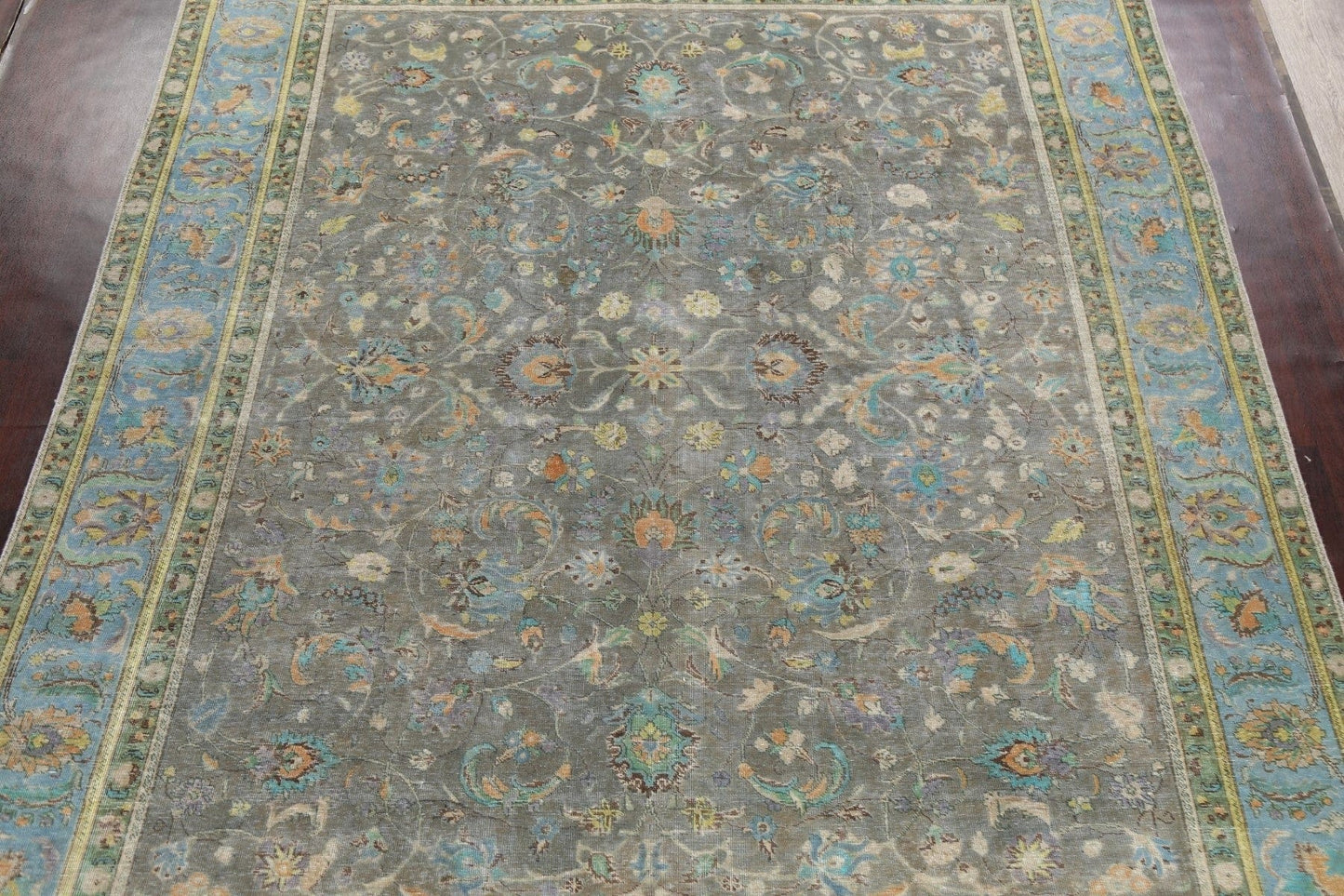 Floral Tabriz Persian Area Rug 10x12