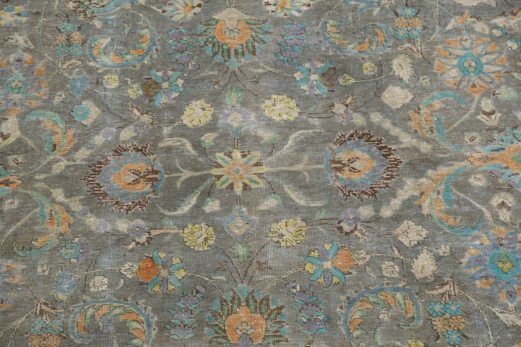 Floral Tabriz Persian Area Rug 10x12