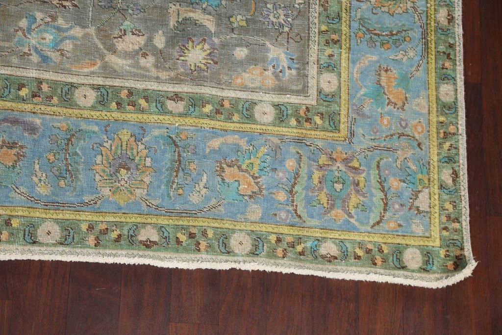 Floral Tabriz Persian Area Rug 10x12