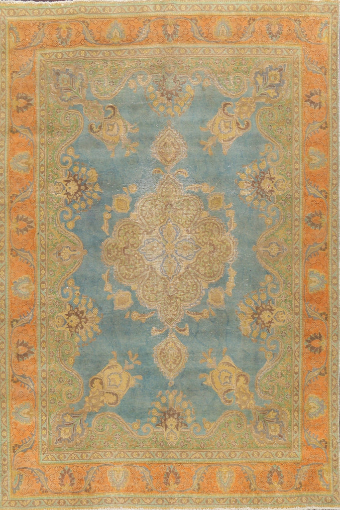 Floral Tabriz Persian Area Rug 8x11