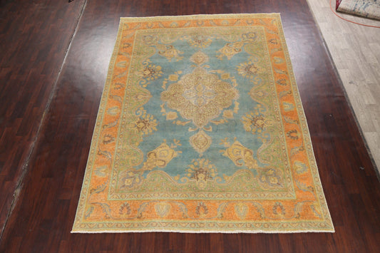 Floral Tabriz Persian Area Rug 8x11