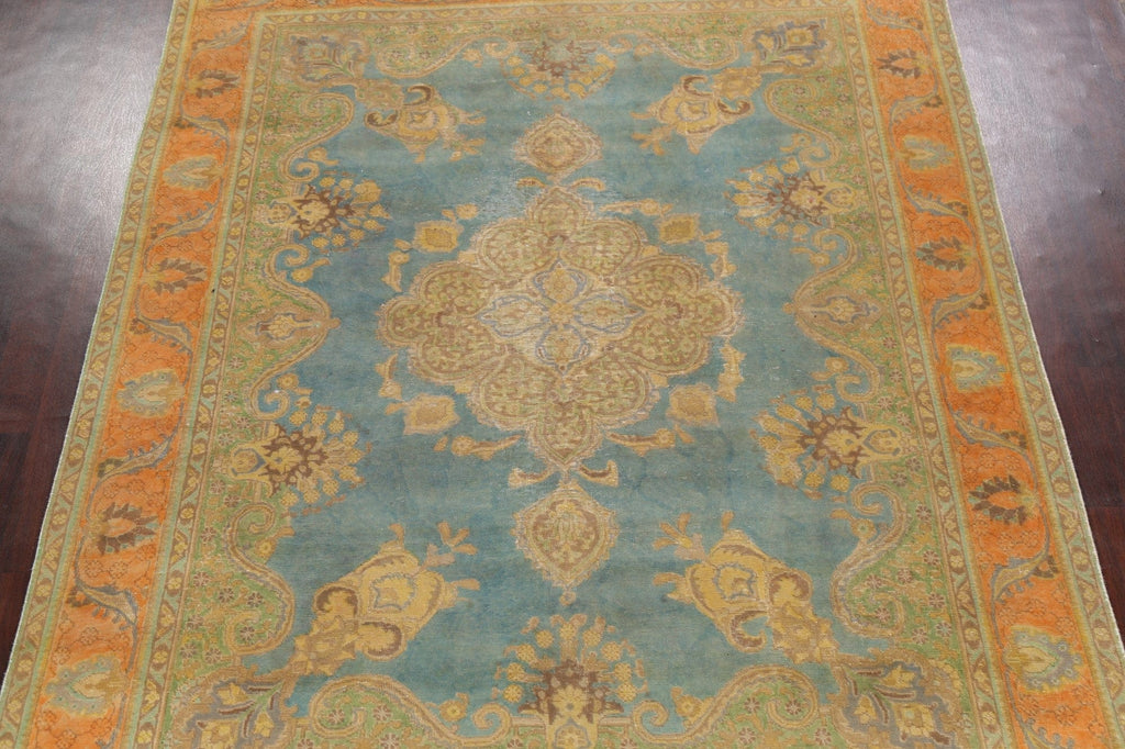 Floral Tabriz Persian Area Rug 8x11