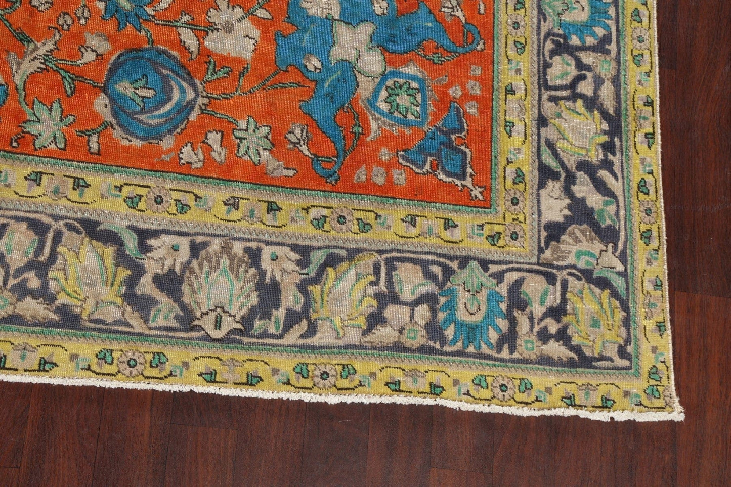 Floral Tabriz Persian Area Rug 9x13