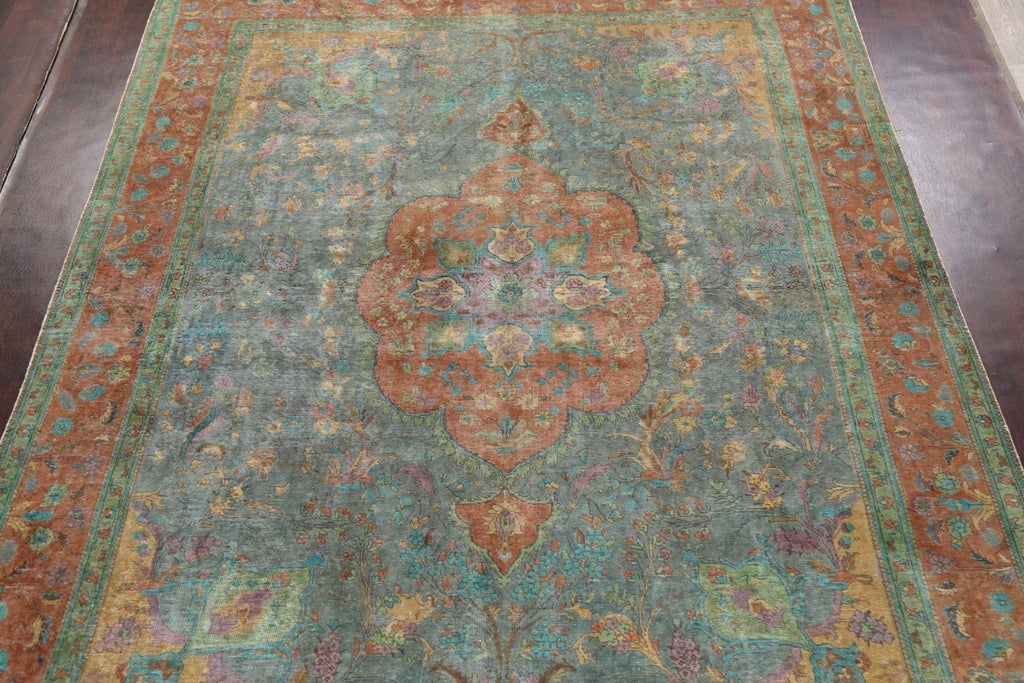 Floral Tabriz Persian Area Rug 10x13