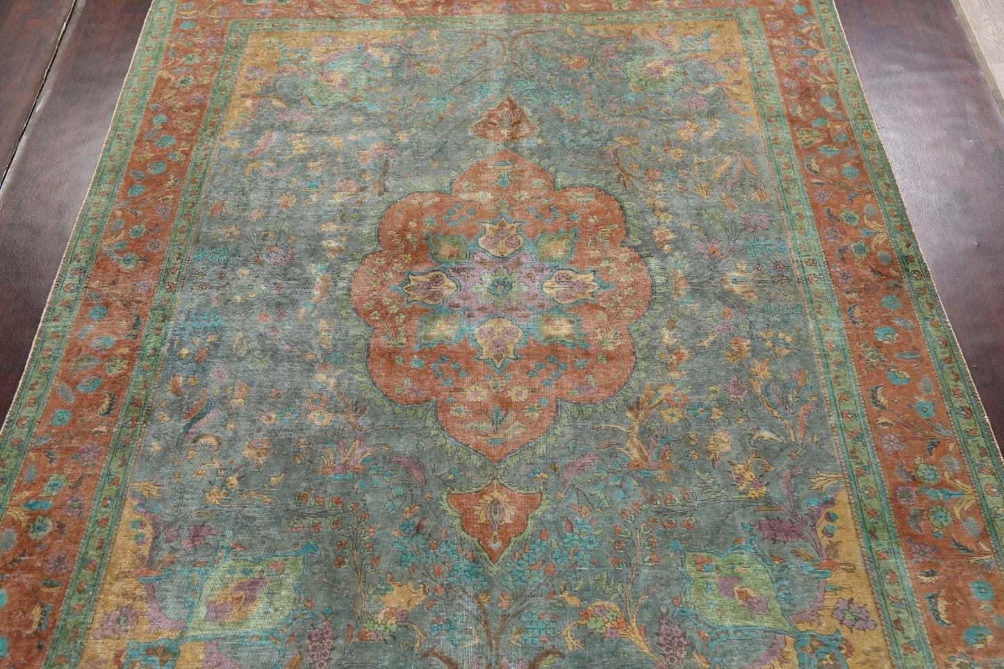 Floral Tabriz Persian Area Rug 10x13