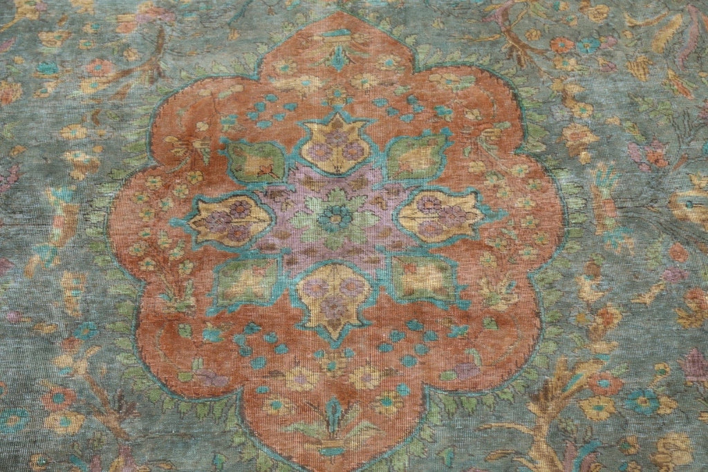 Floral Tabriz Persian Area Rug 10x13