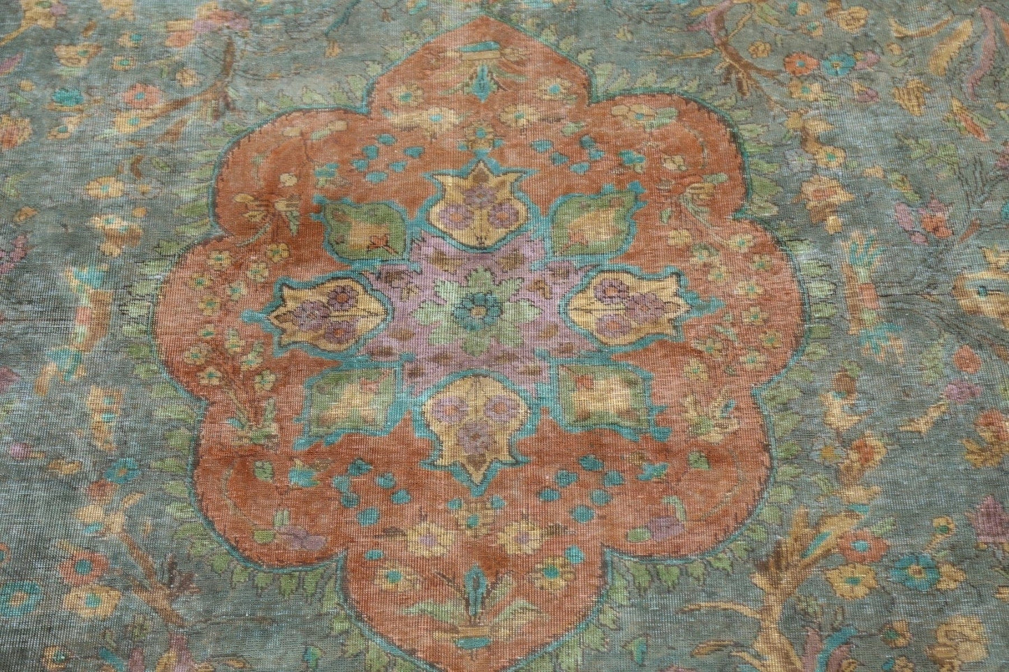 Floral Tabriz Persian Area Rug 10x13