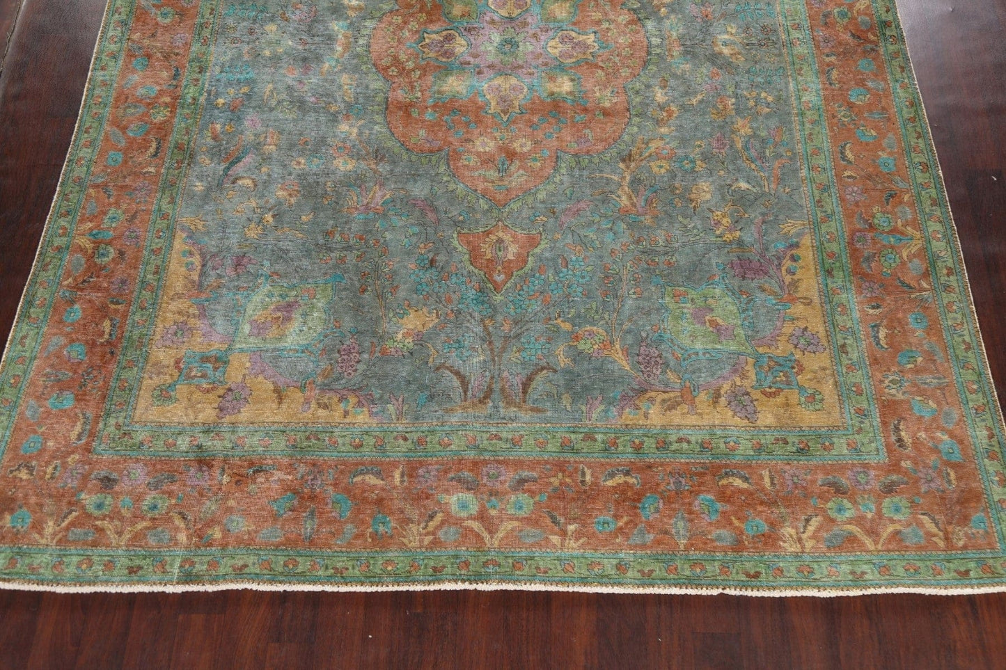 Floral Tabriz Persian Area Rug 10x13