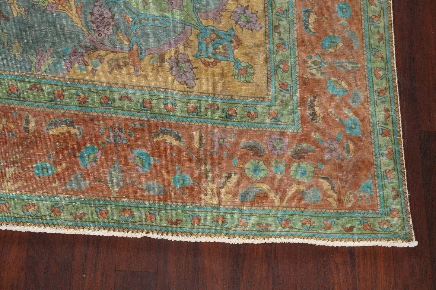 Floral Tabriz Persian Area Rug 10x13