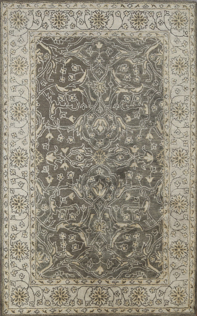 Hand-Tufted Floral Area Rug 5x8