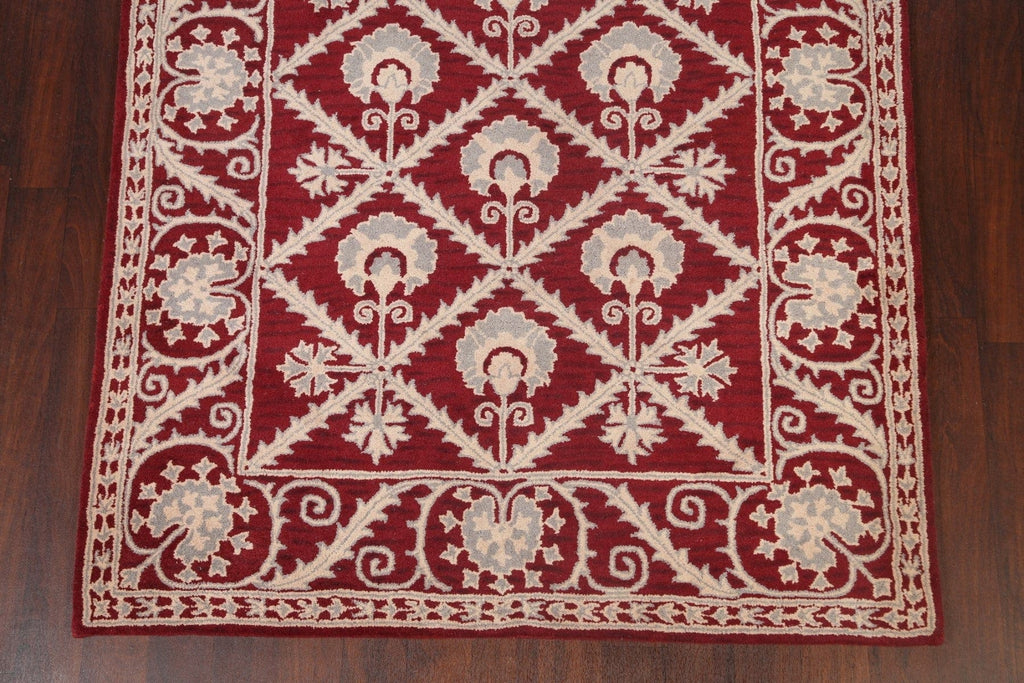 Hand-Tufted Floral Area Rug 6x8