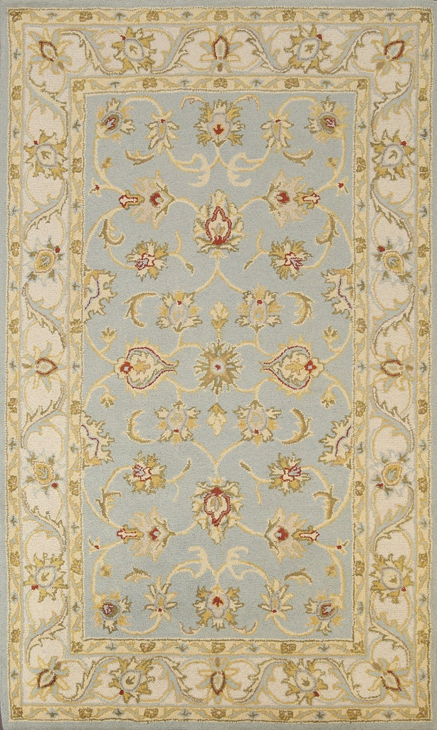 Hand-Tufted Floral Area Rug 5x8