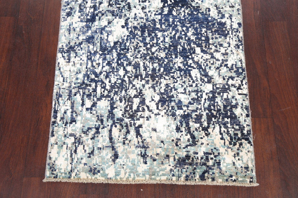 100% Vegetable Dye Abstract Oriental Area Rug 3x5