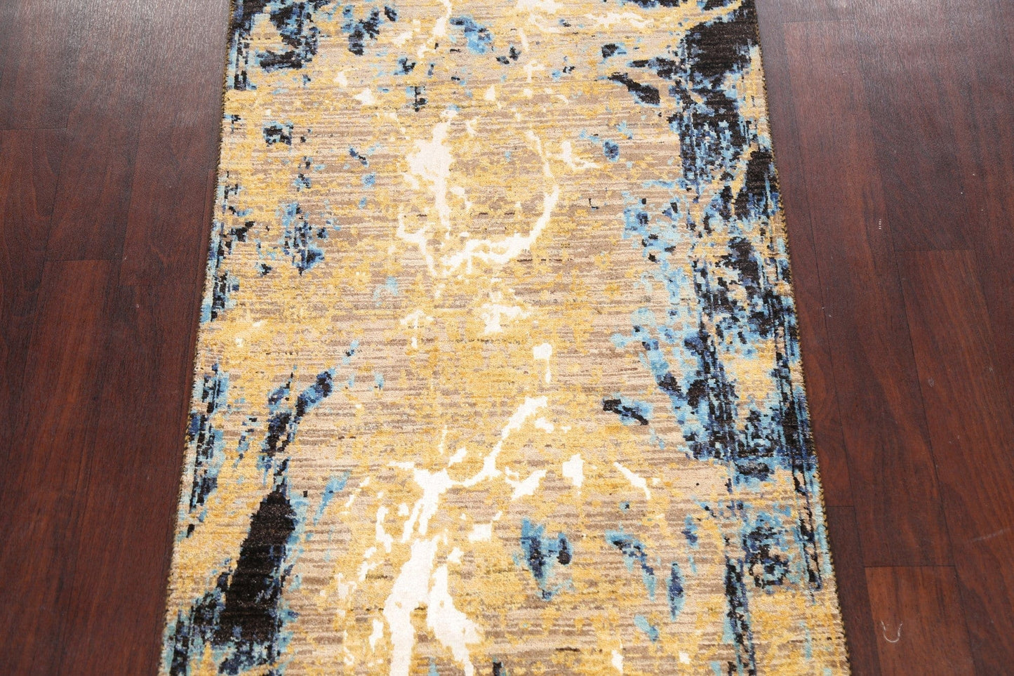 100% Vegetable Dye Abstract Oriental Area Rug 3x5