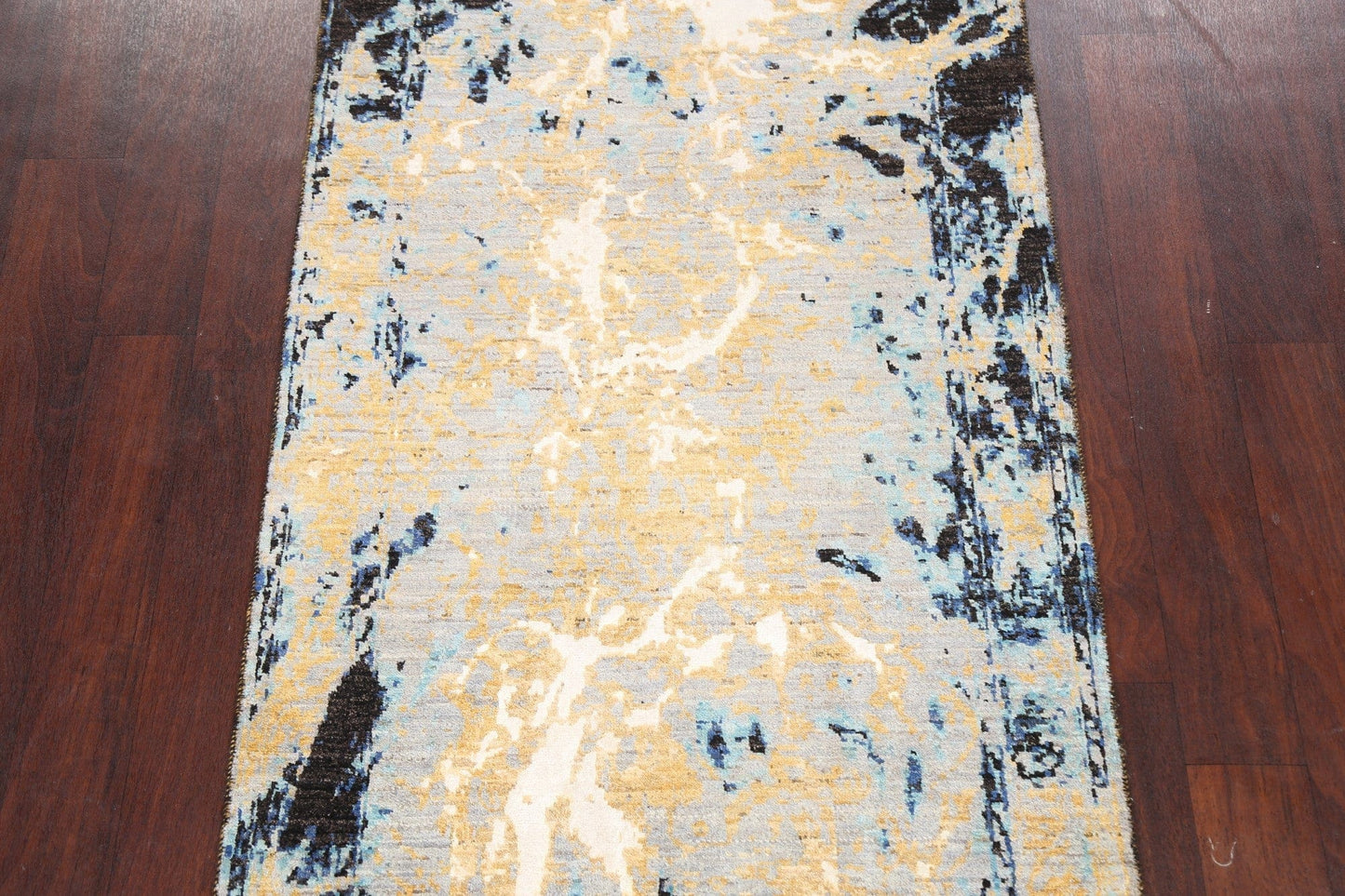 100% Vegetable Dye Abstract Oriental Area Rug 3x5