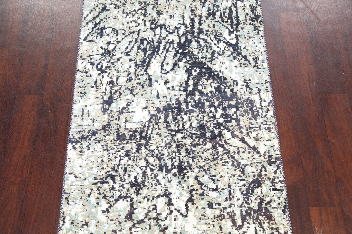 100% Vegetable Dye Abstract Oriental Area Rug 3x5