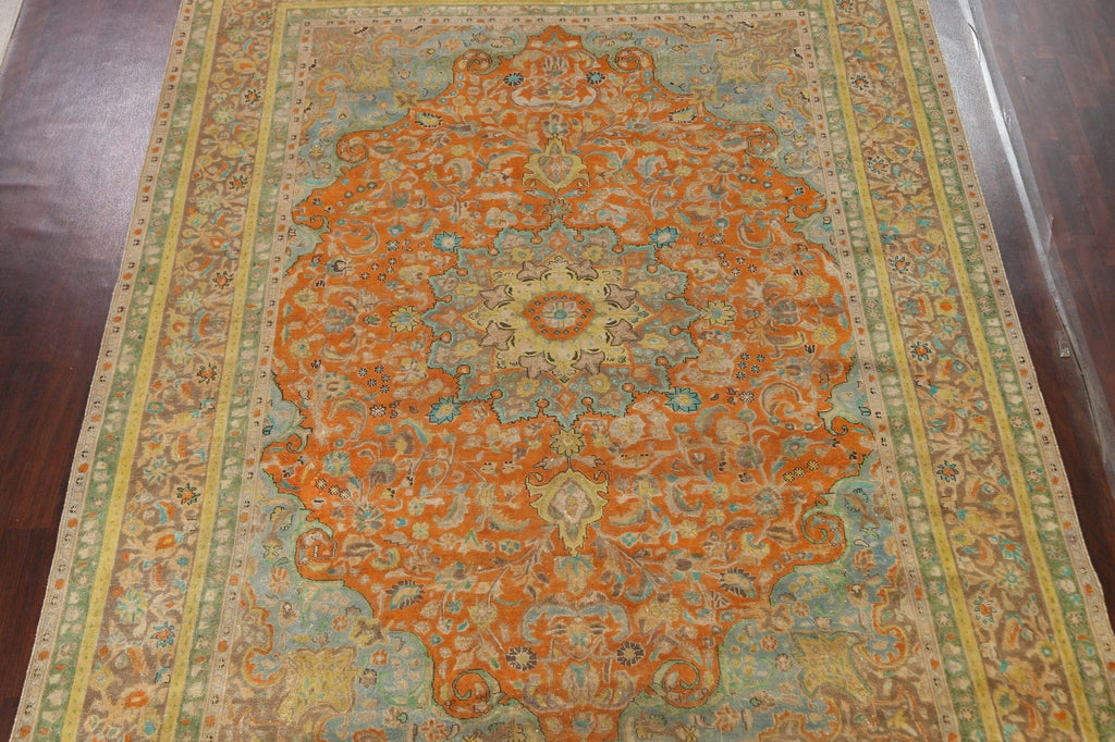 Floral Kashan Persian Area Rug 10x13