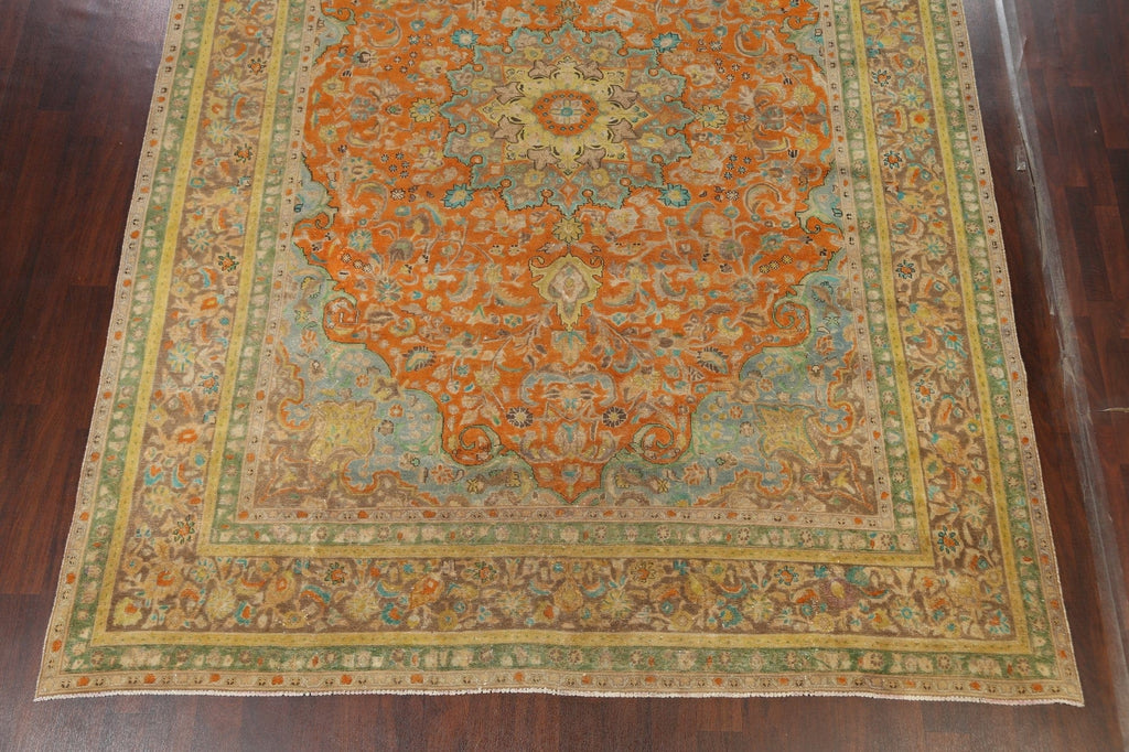 Floral Kashan Persian Area Rug 10x13