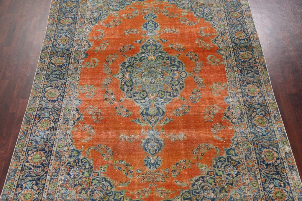 Floral Kashan Persian Area Rug 8x12