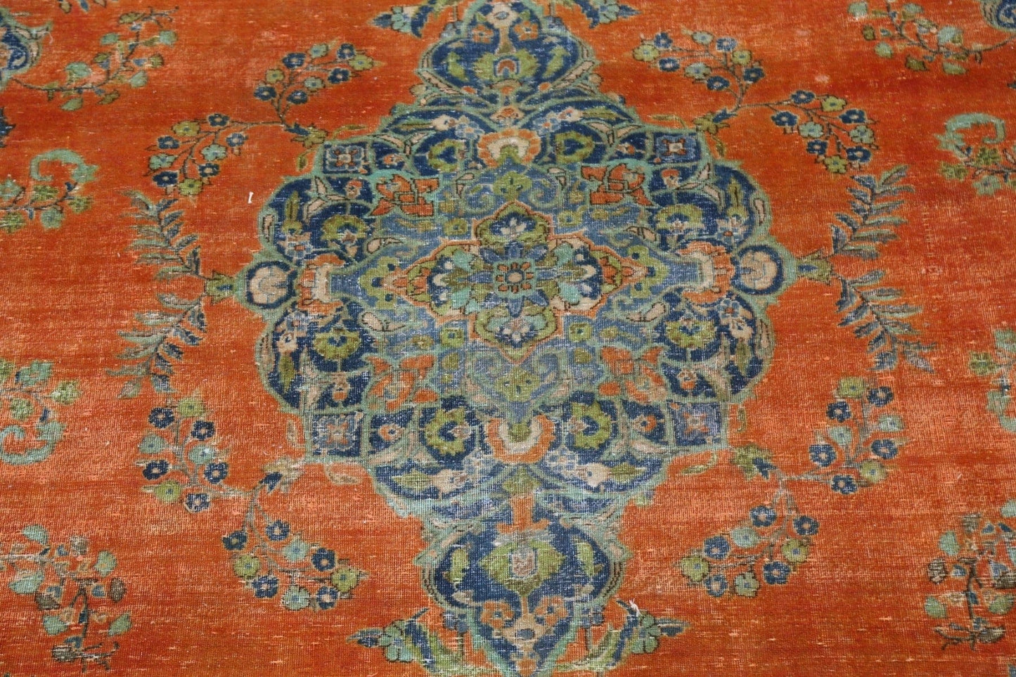 Floral Kashan Persian Area Rug 8x12