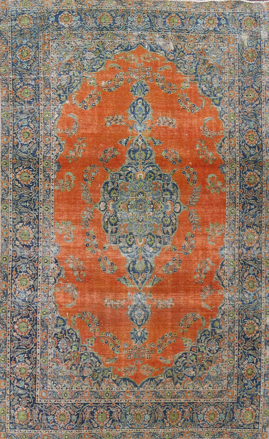 Floral Kashan Persian Area Rug 8x12