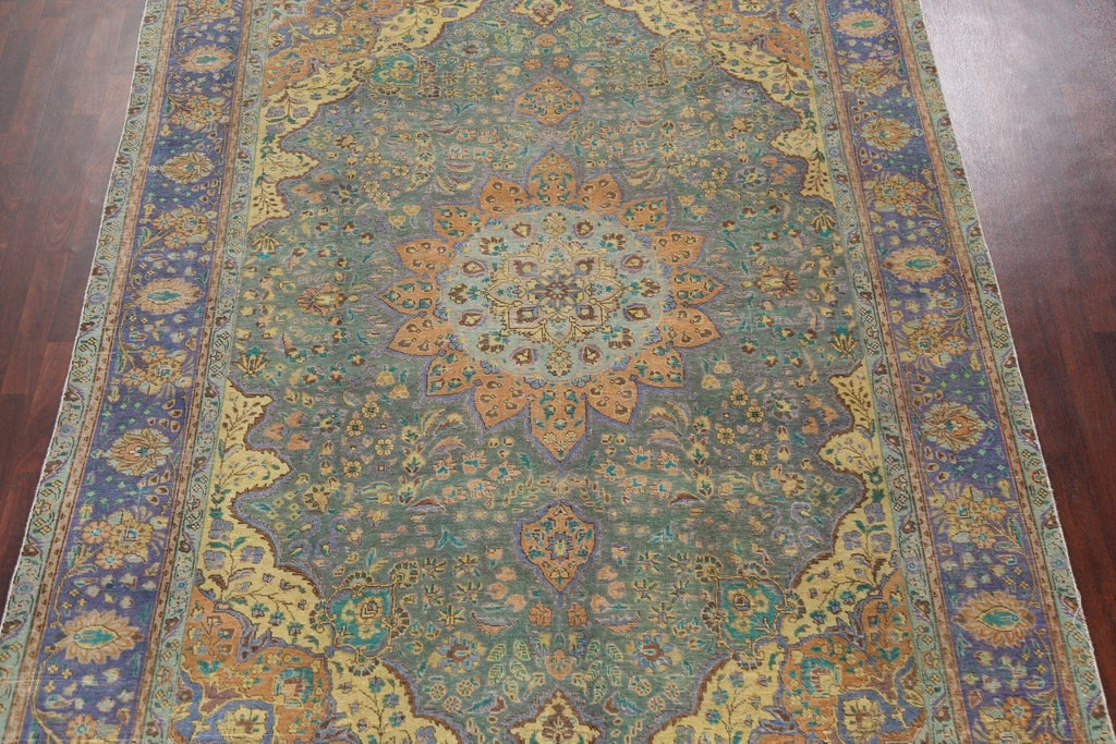 Floral Tabriz Persian Area Rug 8x11