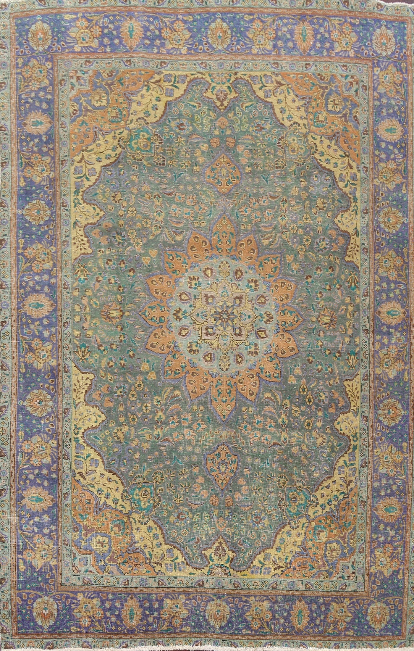 Floral Tabriz Persian Area Rug 8x11