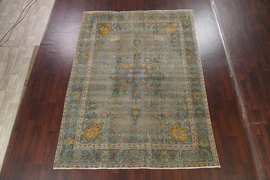 Floral Tabriz Persian Area Rug 8x11