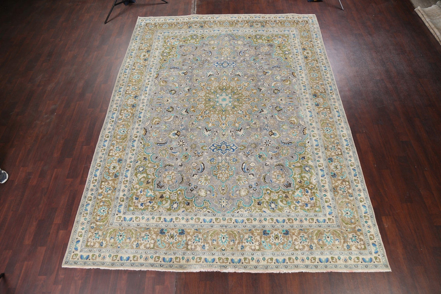 Floral Kashan Persian Area Rug 10x13