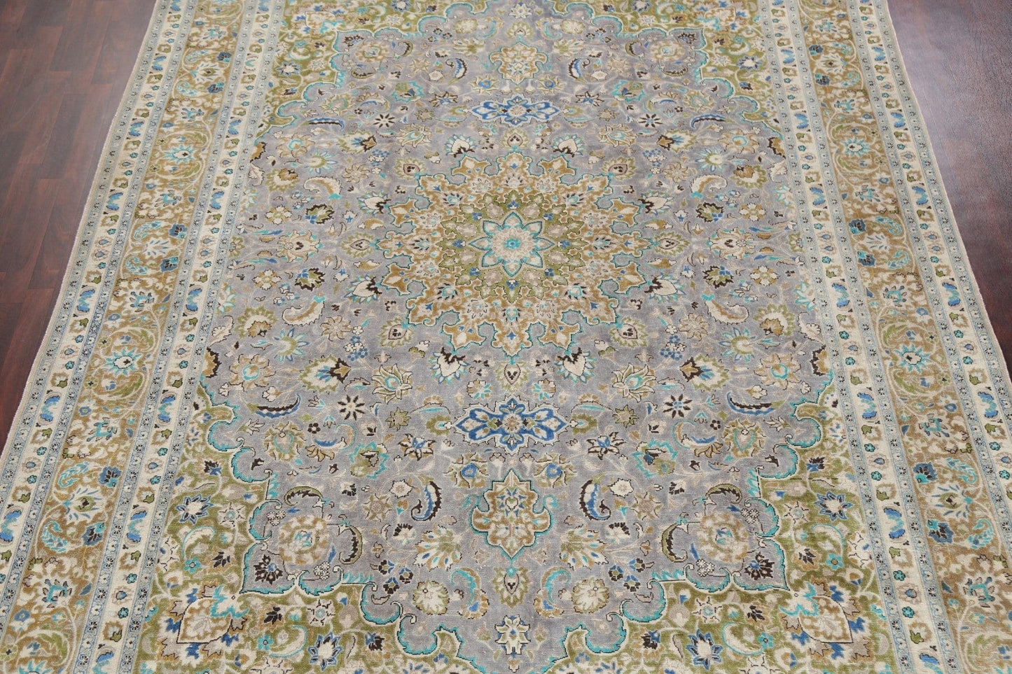 Floral Kashan Persian Area Rug 10x13