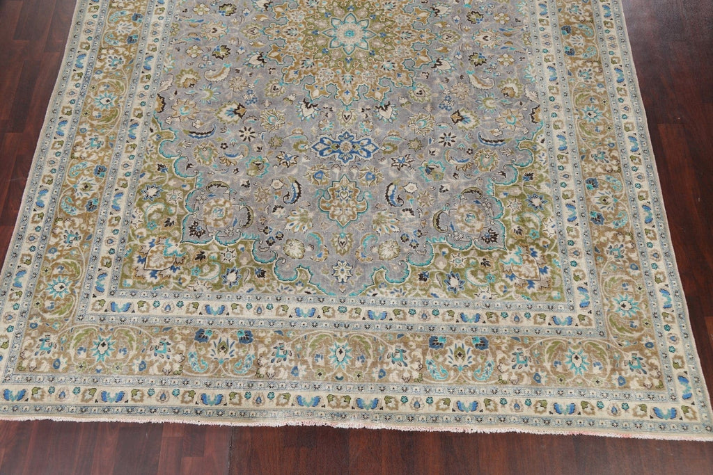 Floral Kashan Persian Area Rug 10x13