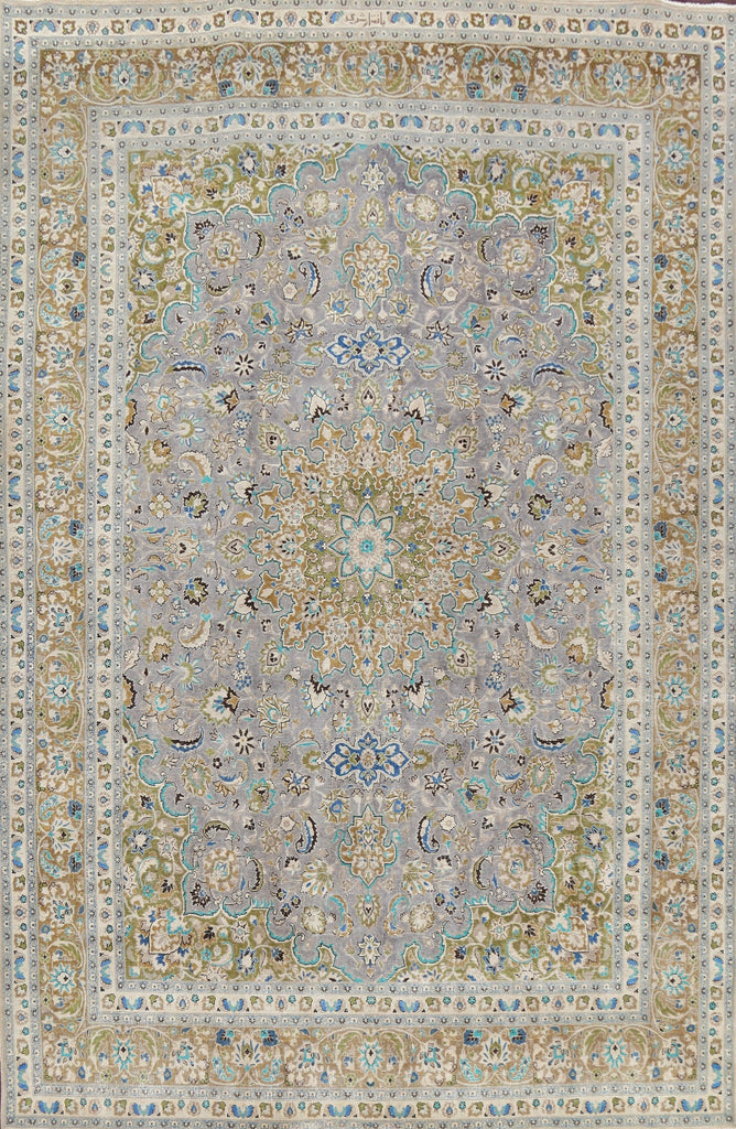 Floral Kashan Persian Area Rug 10x13