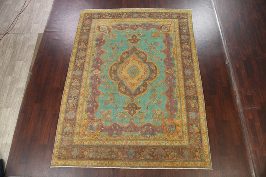 Floral Tabriz Persian Area Rug 8x11