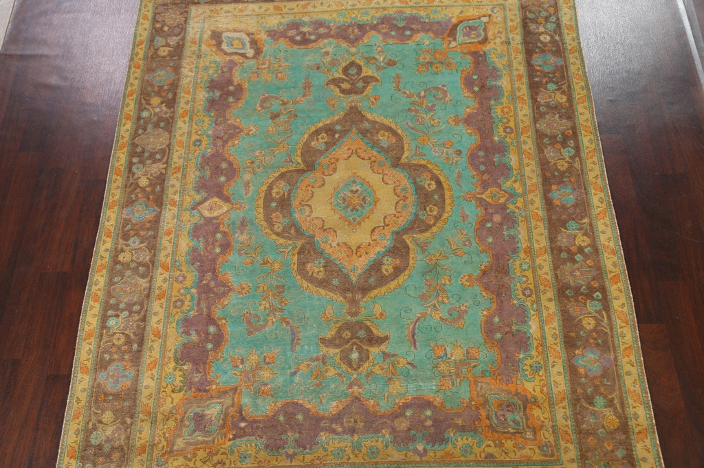 Floral Tabriz Persian Area Rug 8x11