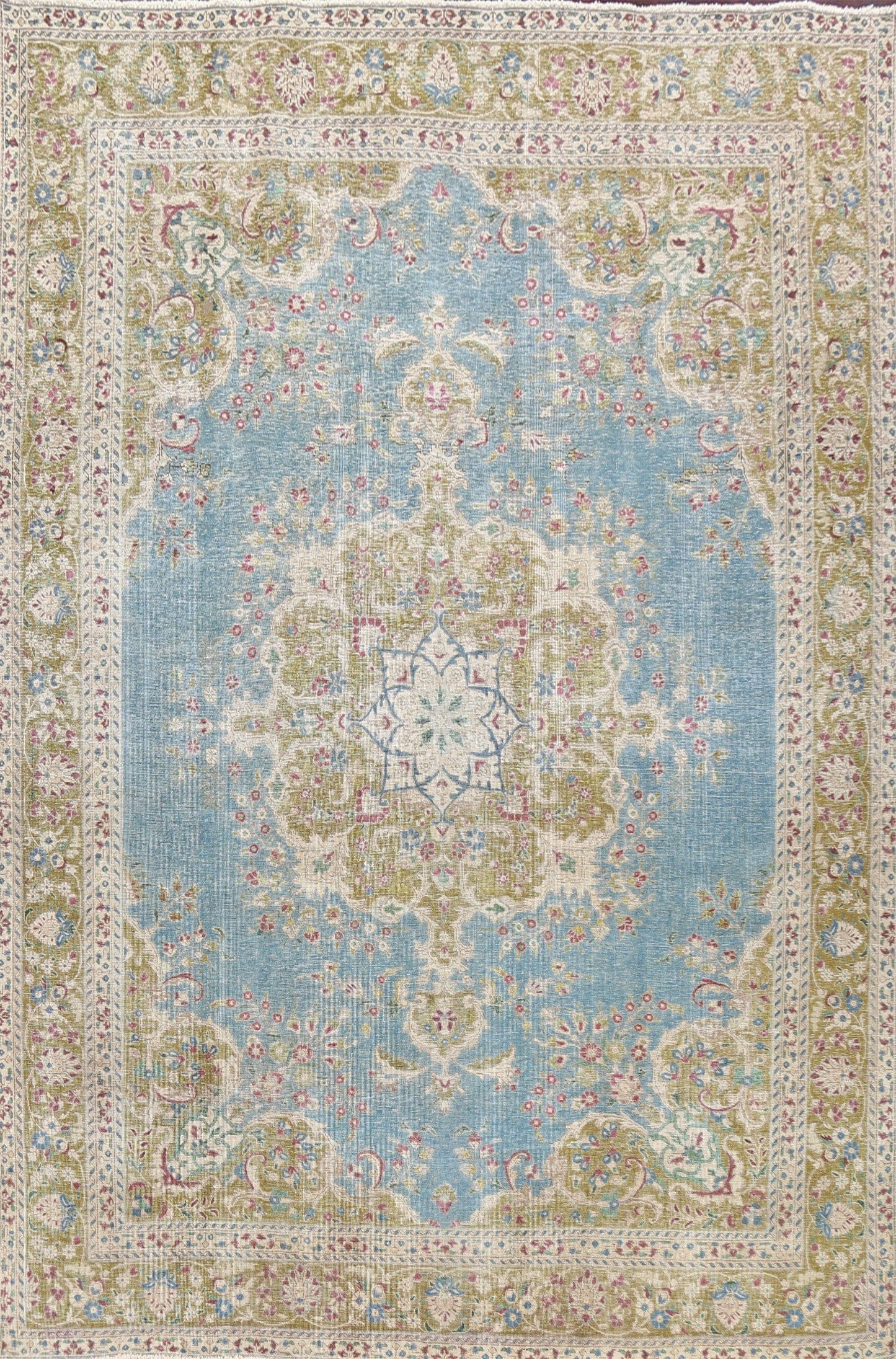 Floral Tabriz Persian Area Rug 10x13