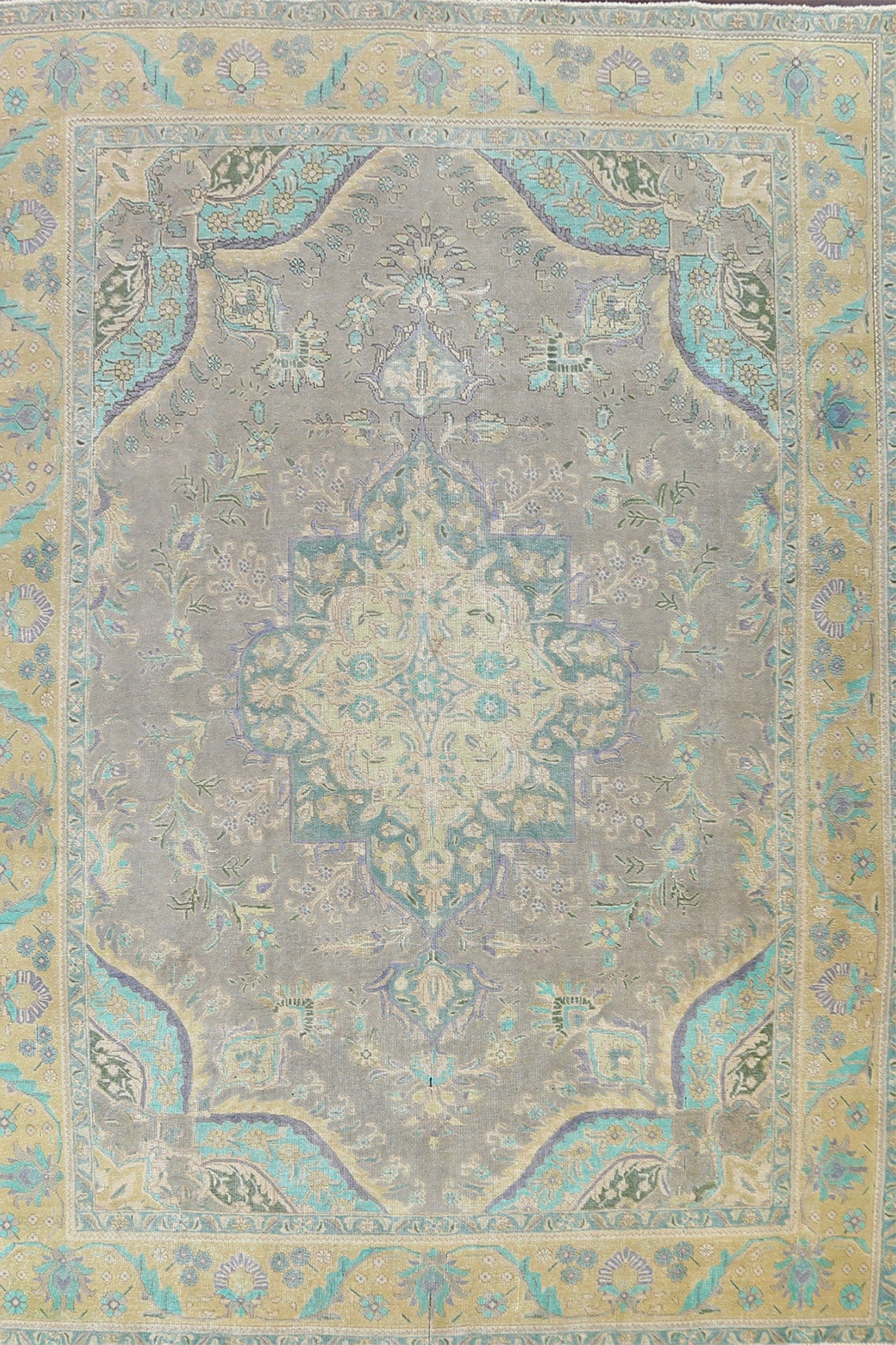 Floral Tabriz Persian Area Rug 10x12