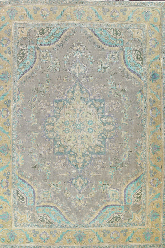 Floral Tabriz Persian Area Rug 10x12