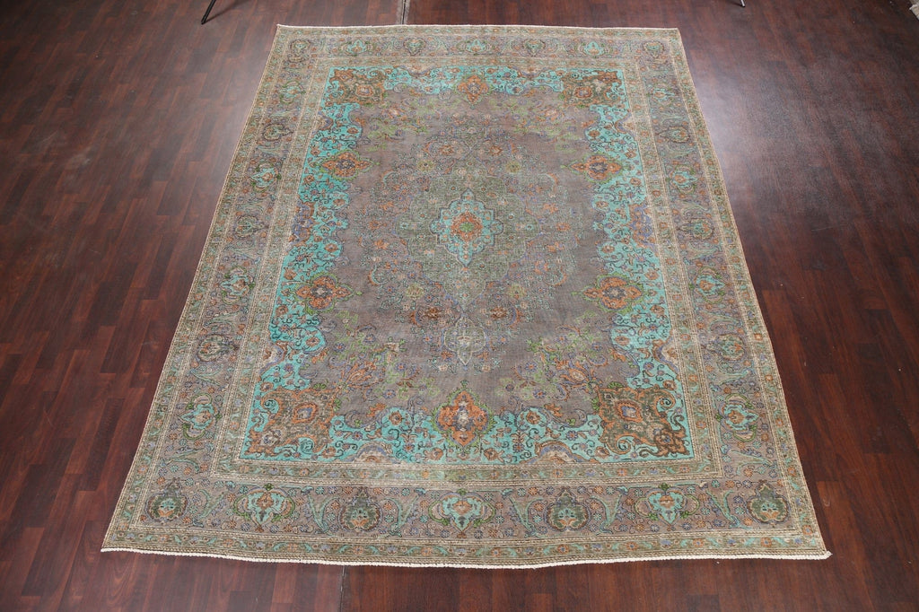 Floral Tabriz Persian Area Rug 9x12