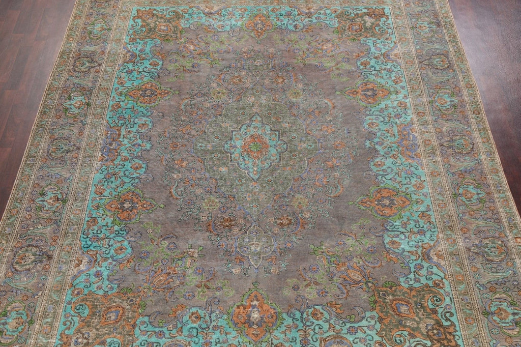 Floral Tabriz Persian Area Rug 9x12