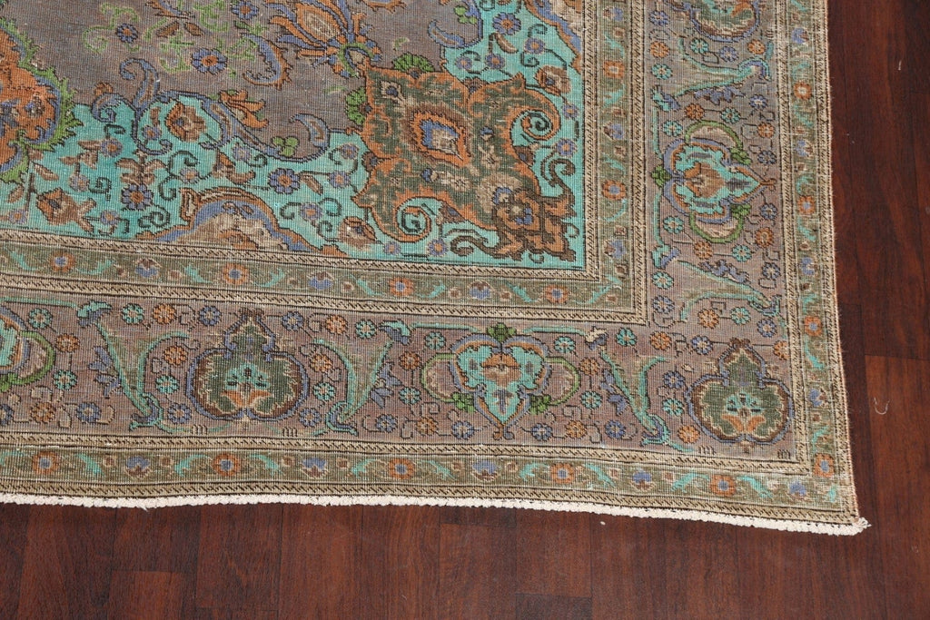 Floral Tabriz Persian Area Rug 9x12