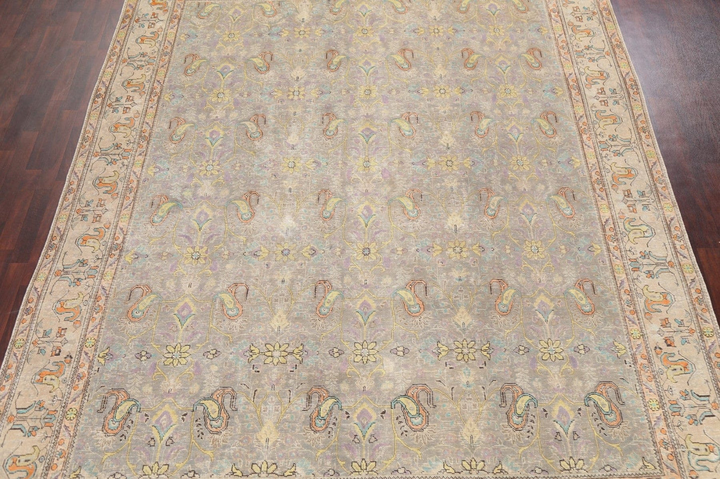 Floral Tabriz Persian Area Rug 10x13