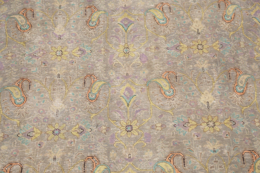 Floral Tabriz Persian Area Rug 10x13